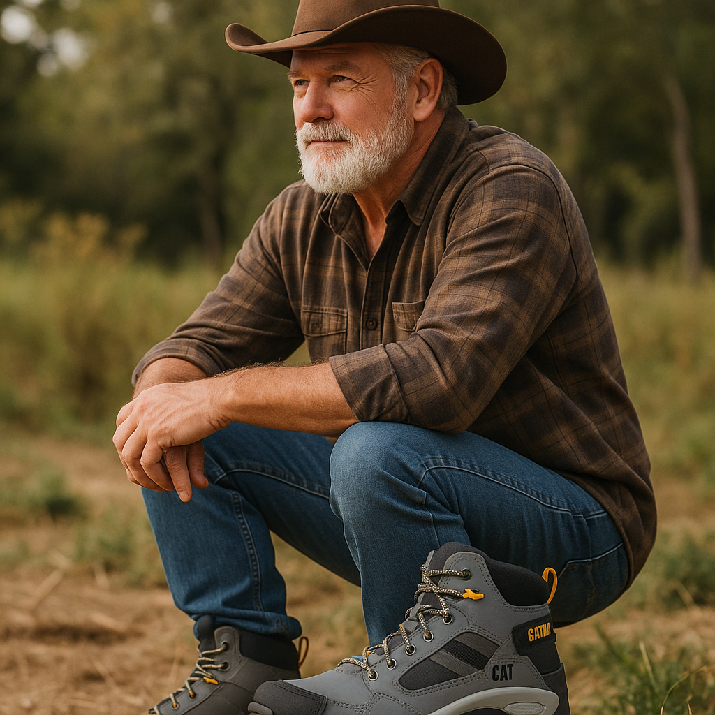 Men’s Leather Adventure Boots + FREE WALLET 🎁
