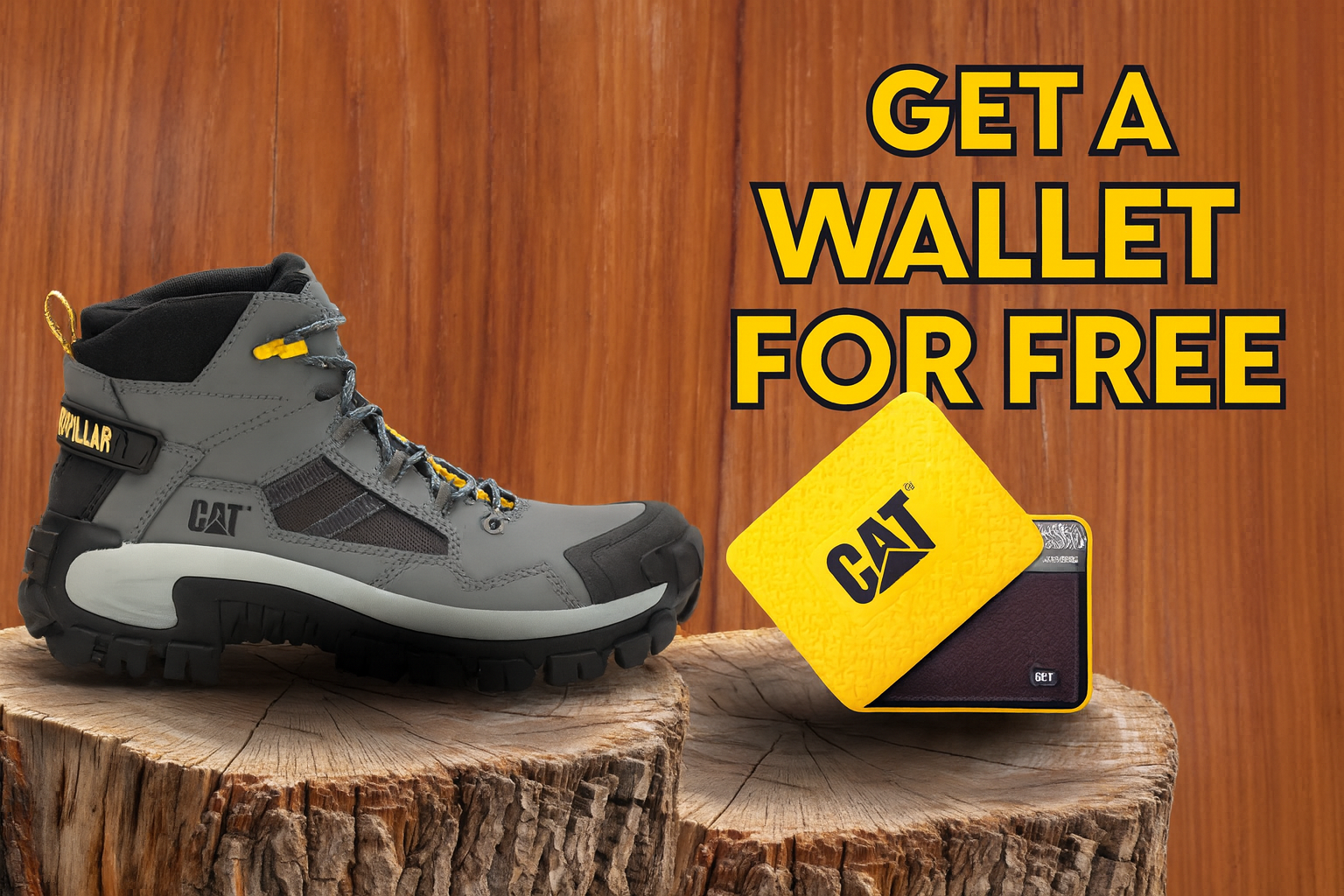 Men’s Leather Adventure Boots + FREE WALLET 🎁