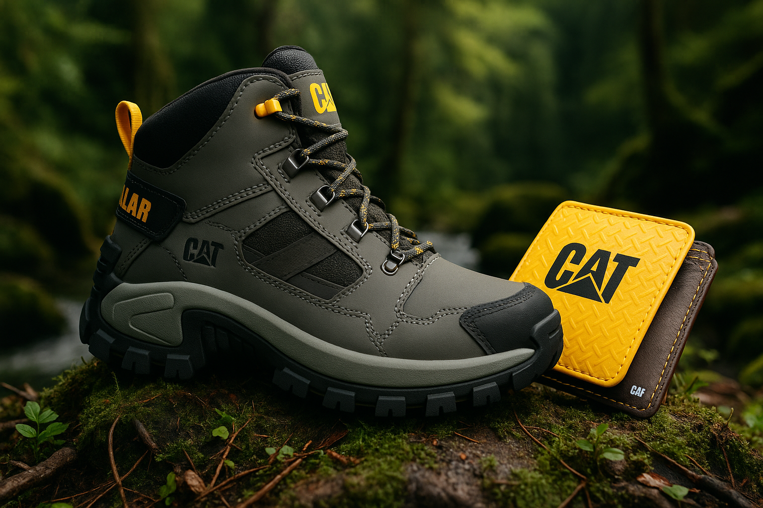 Men’s Leather Adventure Boots + FREE WALLET 🎁