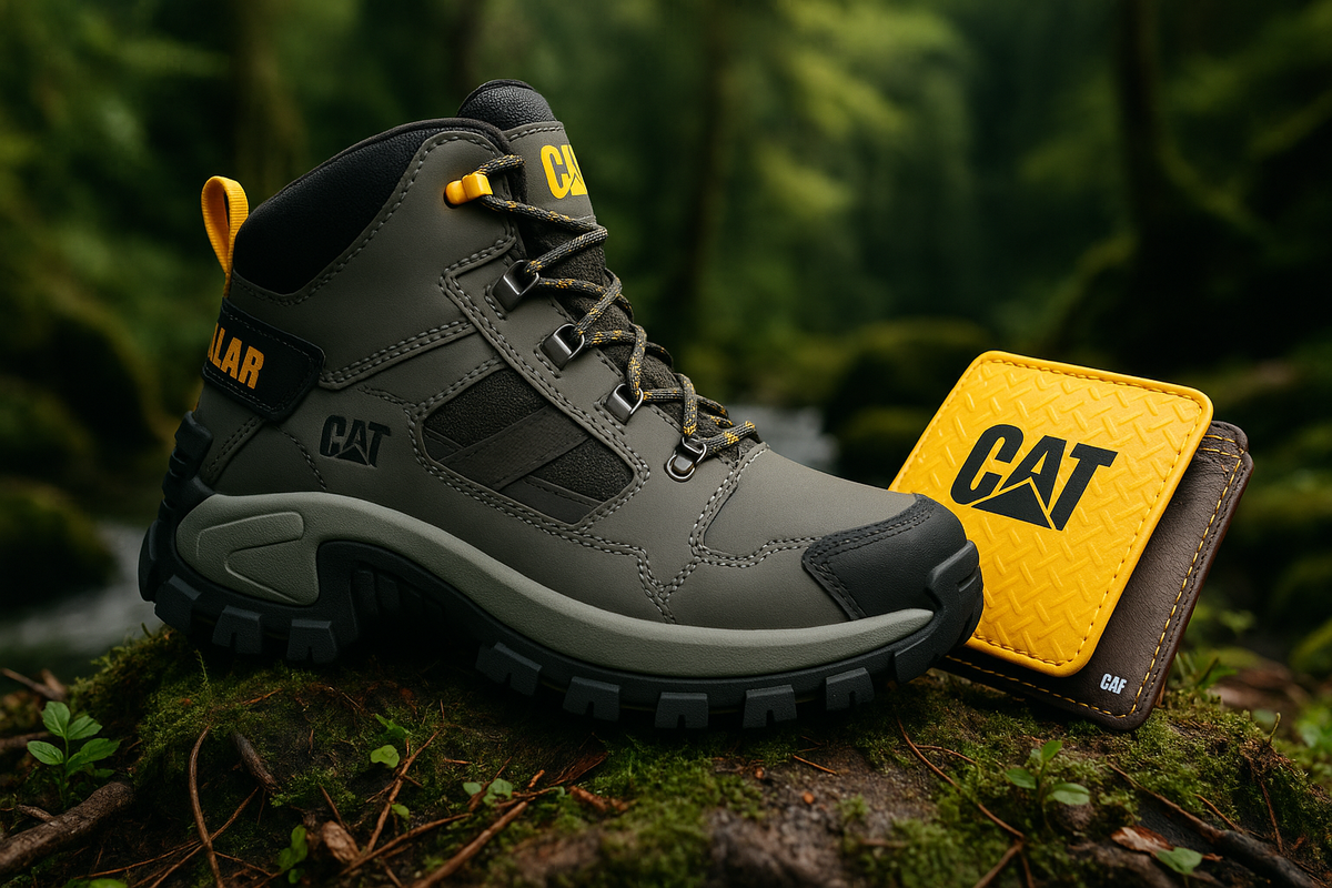 Men’s Leather Adventure Boots  + FREE WALLET 🎁